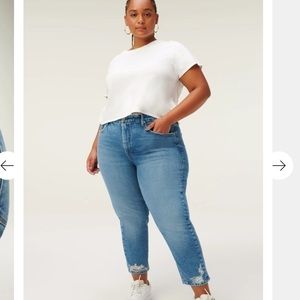 Good American Good Girlfriend Jeans